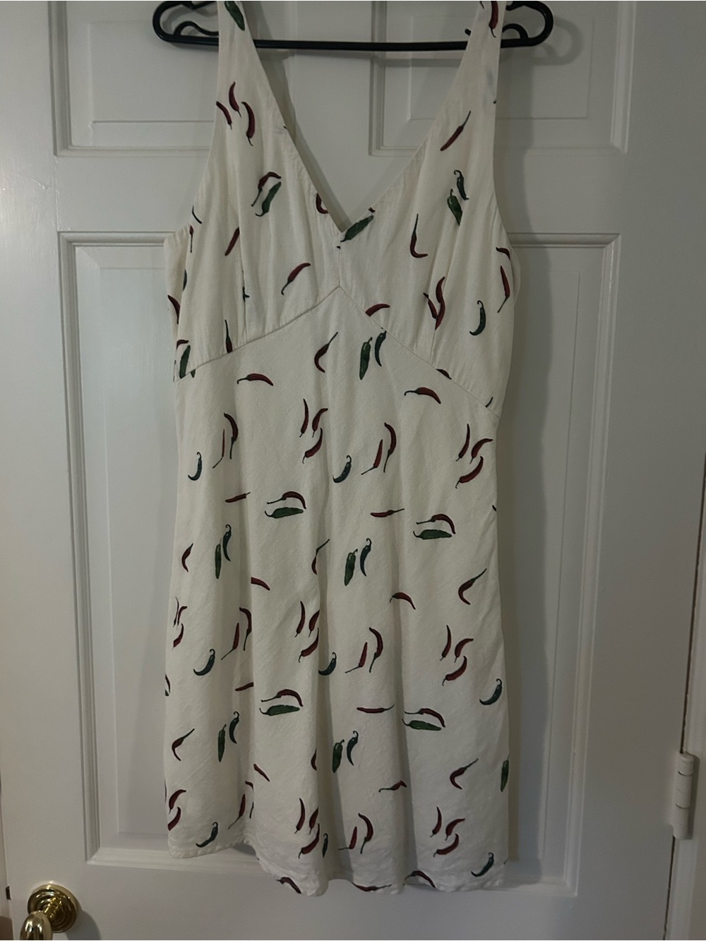 NWOT Abercrombie Sleeveless Chili Pepper Dress - never worn - size L TALL